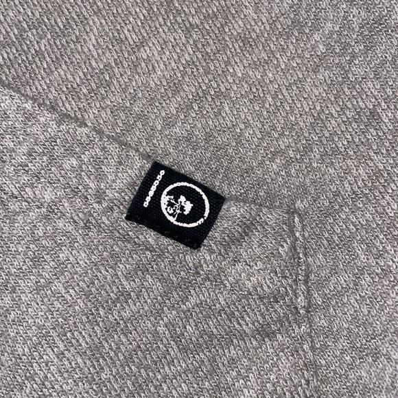 ten tree grey flecked wide neck hoodie size M - Picture 2 of 3